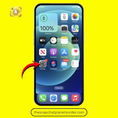 Step 1: Open Settings