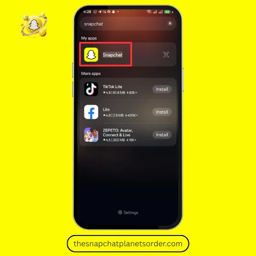 Step 1: Open the Snapchat App