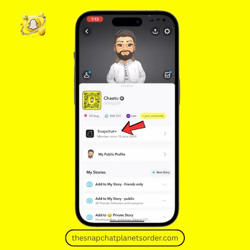 Step 3: Check Your Snapchat Plus Subscription