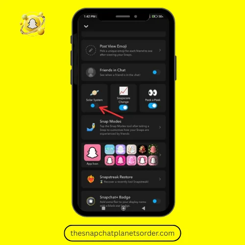Step 4: Find the “Solar System” Option