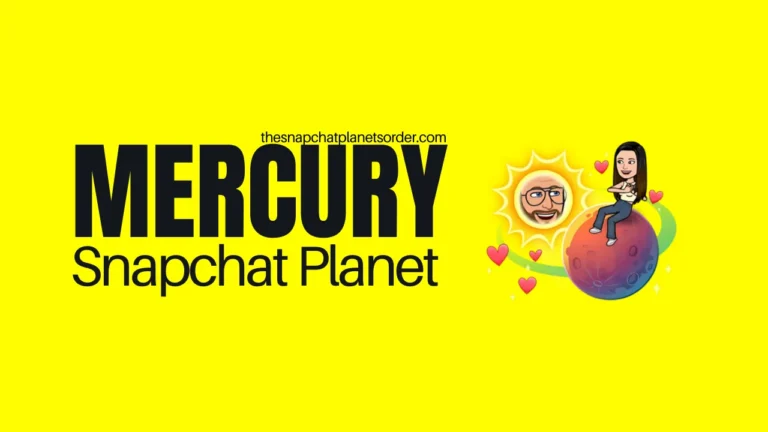 Mercury Snapchat Planet