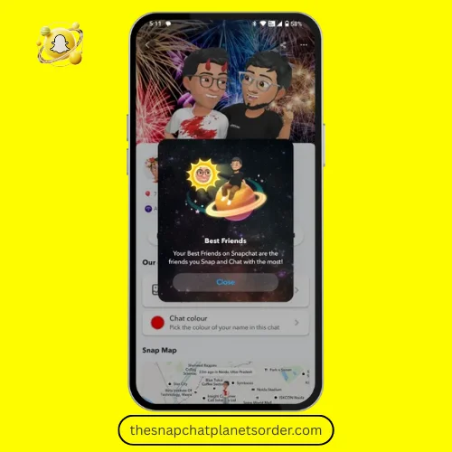 Snapchat planets order 5